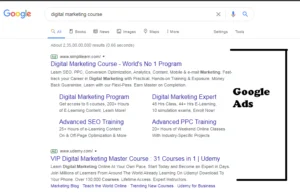 what is serp google ads
