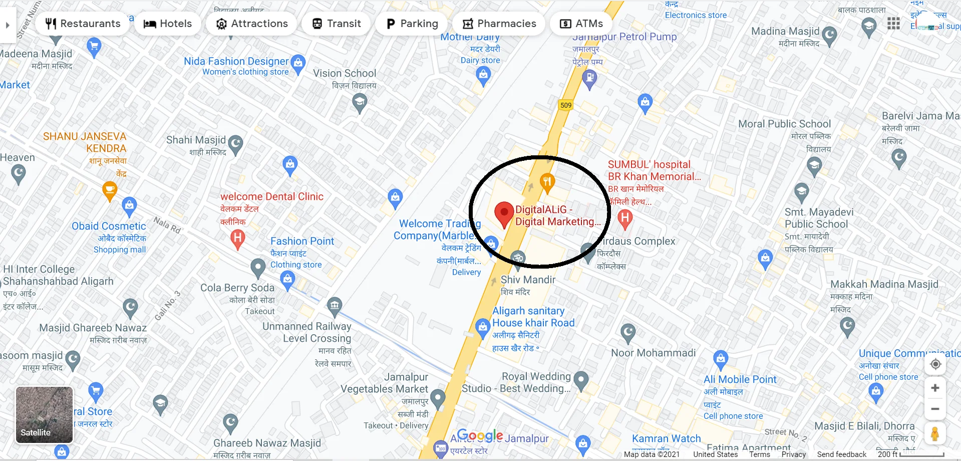digitalalig map